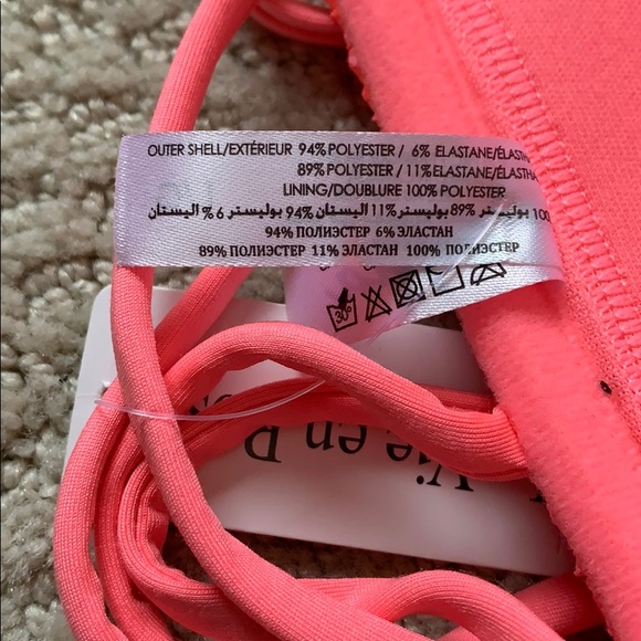 NEW La Vie En Rose 3 piece bathing suit set M/Lg - Picture 10 of 16